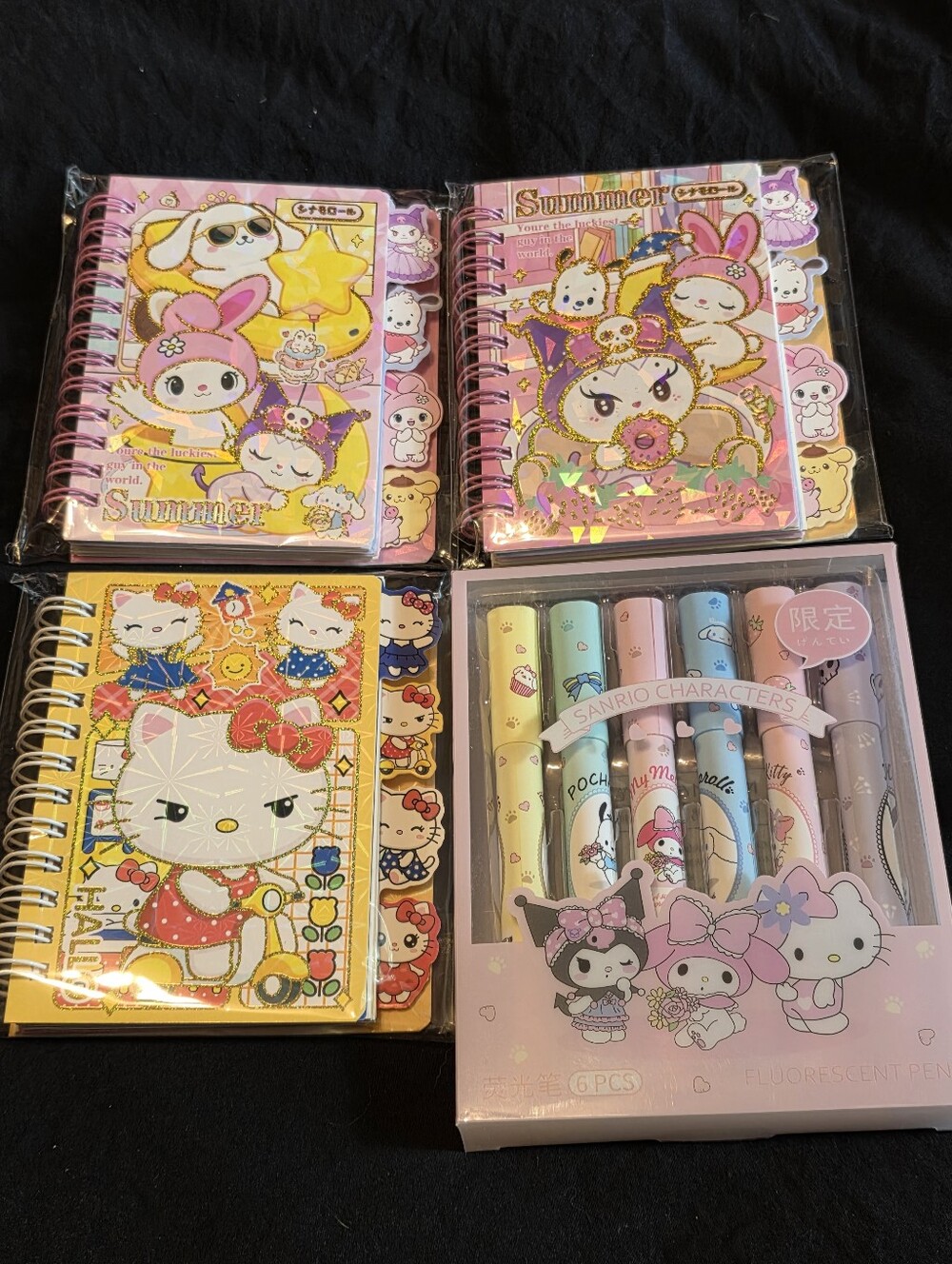 Sanrio Planner Bundle (Spanish) With 6 Pack Of Pens